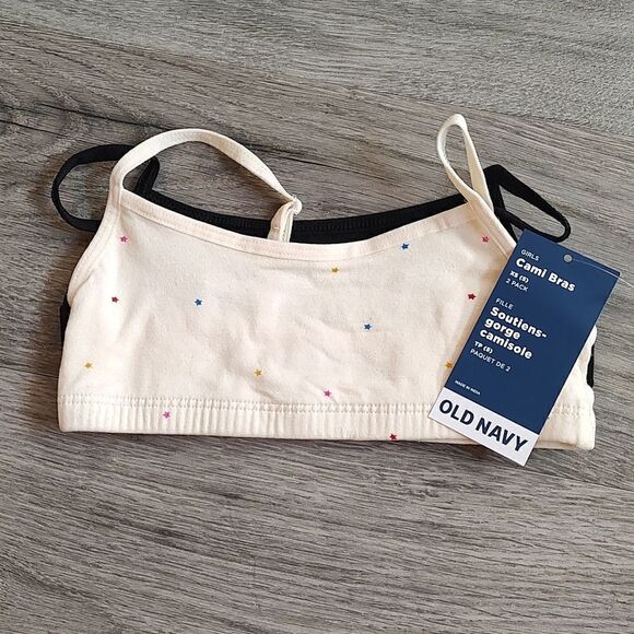 Brand New Old Navy Patterned Size‎ XS(5) Cami Bra 2-Pack for Girls - Picture 3 of 8